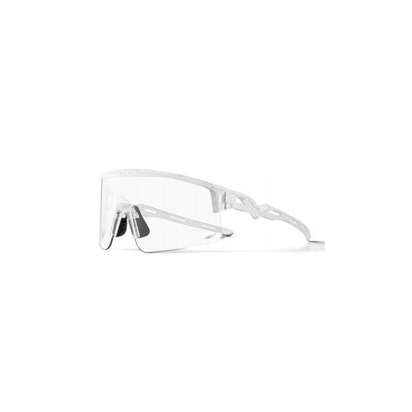 Okulary sportowe unisex Rockbros 14110023002 z fotochromem. Białe okulary przeciwsłoneczne męskie ROCKBROS. Za 107.00 zł.