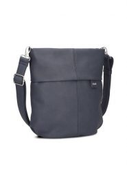 Zwei Skórzana torebka w kolorze granatowym - 27 x 28 x 13 cm rozmiar: onesize. Niebieskie torebki klasyczne damskie Zwei, bez wzorów, z materiału, bez dodatków. Za 174.84 zł.