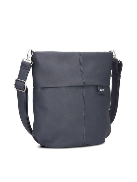 Zwei Skórzana torebka w kolorze granatowym - 27 x 28 x 13 cm rozmiar: onesize. Niebieskie torebki klasyczne damskie Zwei, bez wzorów, z materiału, bez dodatków. Za 174.84 zł.