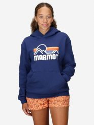 Marmot Bluza "Coastal" w kolorze granatowym rozmiar: XL. Niebieskie bluzy z nadrukiem damskie Marmot, xl. Za 211.31 zł.