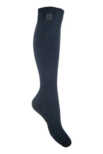 Damskie skarpety jeździeckie HKM Keep Warm. Niebieskie skarpetki damskie HKM, bez wzorów, z materiału. Za 271.50 zł.