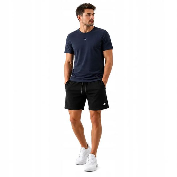 ZESTAW MĘSKI 4F KOMPLET SPODENKI + T-SHIRT XL SPORTOWY NA CO DZIEŃ SS26. Szorty sportowe męskie 4f, m, bez wzorów, z bawełny, bez kołnierzyka. Za 144.98 zł.