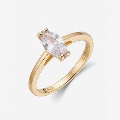 Sensora Jewelry MARBLE Pierścień Pierścionki 1 ct. Pierścionki damskie Sensora Jewelry, z cyrkonią, metalowe. Za 239.99 zł.