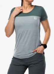 Koszulka merino damska Ortovox 150 Cool Logo TS. Szare t-shirty damskie ORTOVOX, l, bez wzorów, z lyocellu, bez kołnierzyka. Za 390.49 zł.