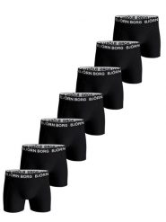 Bjorn_borg COTTON STRETCH BOXER 7p - zestaw 7 majtek męskich – MULTIPACK 1. Bokserki męskie Björn Borg, bez wzorów, z materiału. Za 439.50 zł.