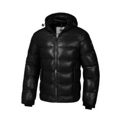 Kurtka zimowa męska Pitbull z kapturem Pepperwood. Czarne kurtki męskie PITBULL, na zimę, l, bez wzorów, z kapturem. Za 449.00 zł.