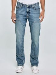 Jeansy męskie z przeszyciami niebieskie Colt Double Knee 406. Niebieskie jeansy męskie Big Star. W wyprzedaży za 299.99 zł.