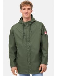 Derbe Kurtka przeciwdeszczowa w kolorze khaki rozmiar: XXL. Brązowe kurtki outdoor męskie Derbe, s, bez wzorów, bez kaptura. Za 297.26 zł.