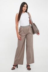 Top damski prążkowany PESERICO. Topy damskie Peserico, bez wzorów, prążkowane, bez kołnierzyka. Za 1,059.00 zł.