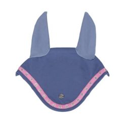 Czapka dla konia QHP Rosalynn. Niebieskie czapki męskie QHP, bez wzorów, eleganckie. Za 139.50 zł.