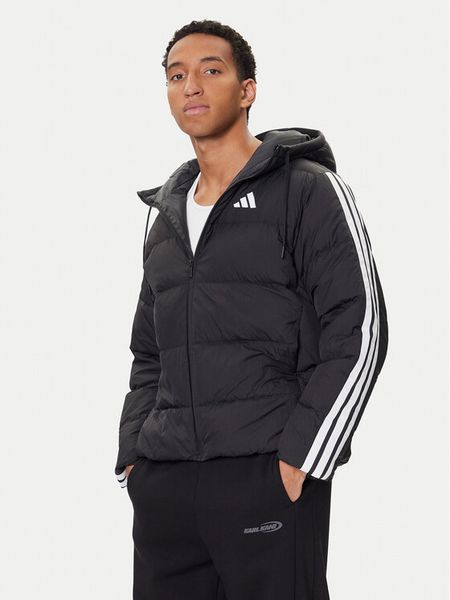 Adidas Kurtka puchowa Essentials Climawarm 3-Stripes JM4165 Czarny Regular Fit. Czarne kurtki męskie Adidas, m, bez wzorów, z puchu, bez kaptura. Za 389.99 zł.