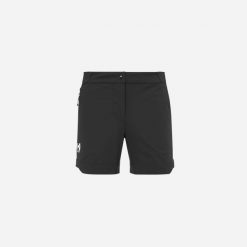 Spodenki trekkingowe damskie Millet Ubic Stretch Short W czarny Regular Fit. Czarne szorty damskie Millet, bez wzorów, sportowe. Za 255.00 zł.