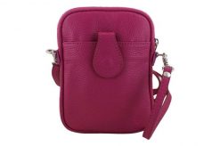 Listonoszka etui skórzane BARBERNI'S fuksja 887-14. Czerwone shopper bag damskie Barberinis, bez wzorów, ze skóry, na ramię, małe, bez dodatków. Za 125.99 zł.