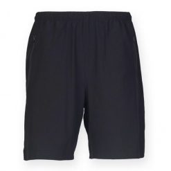 Shorty Unisex Dla Dorosłych Rozciągliwa Sportowe. Czarne szorty męskie FINDEN & HALES, bez wzorów, sportowe. Za 133.99 zł.