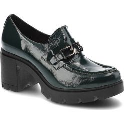 Zielone Półbuty Lemar Wygodne Skórzane Buty. Zielone półbuty damskie Lemar, bez wzorów, ze skóry, klasyczne, bez obcasa, na obcasie. Za 299.00 zł.
