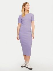 JJXX Sukienka dzianinowa Ellie 12254342 Fioletowy Slim Fit. Fioletowe sukienki damskie JJXX, s, bez wzorów, z dzianiny, bez kołnierzyka, bez ramiączek. Za 109.99 zł.