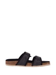 Chiemsee Klapki w kolorze czarnym rozmiar: 37. Czarne klapki damskie Chiemsee, bez wzorów, z materiału, bez obcasa. Za 86.99 zł.