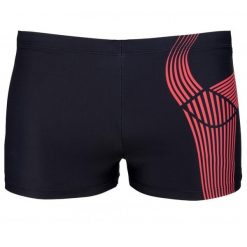 Bokserki pływackie męskie aqua-sport cosmo ii. Czarne kąpielówki męskie AQUA-SPORT, m, bez wzorów, z lycry, do pływania. Za 72.57 zł.