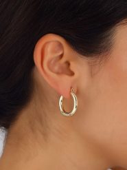 Nakkash Pozłacane kolczyki-kreole rozmiar: onesize. Żółte kolczyki damskie Nakkash, pozłacane. Za 61.02 zł.