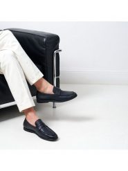 British Passport Skórzane mokasyny "Penny" w kolorze granatowym rozmiar: 43. Niebieskie mokasyny męskie British Passport. Za 347.99 zł.