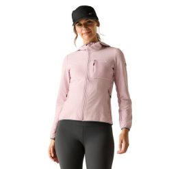 Damska Bluza Polarowa Kemilia. Czerwone bluzy z kapturem damskie Regatta, na zimę, m, z elastanu. Za 229.99 zł.