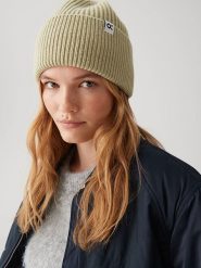 OPUS Czapka beanie w kolorze jasnozielonym rozmiar: onesize. Zielone czapki zimowe damskie Opus, z materiału. Za 96.83 zł.