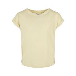 Organiczna Koszulka Na Ramiączkach Dla Dziewcząt. Żółte koszulki dziewczęce Urban Classics, bez wzorów, bez ramiączek. Za 49.99 zł.
