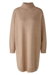 Oui Sukienka w kolorze beżowym rozmiar: 38. Brązowe sukienki damskie Oui, bez wzorów, z wełny, bez kołnierzyka, bez ramiączek, midi. Za 235.50 zł.