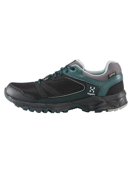 Haglöfs Buty turystyczne "Trail Q Fuse GT" w kolorze czarno-morskim rozmiar: 41 1/3. Czarne obuwie trekkingowe damskie Haglöfs. Za 292.61 zł.