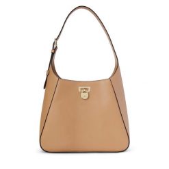 Torebka LAUREN RALPH LAUREN. Brązowe torebki klasyczne damskie Lauren Ralph Lauren, bez wzorów, bez dodatków. Za 889.99 zł.