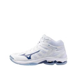 Buty do siatkówki Mizuno Wave Voltage 2 Mid Białe/Bellwether Blue/B.Air Blue. Białe buty sportowe na co dzień damskie Mizuno, bez wzorów, z materiału, na fitness i siłownię, mizuno wave. Za 522.95 zł.