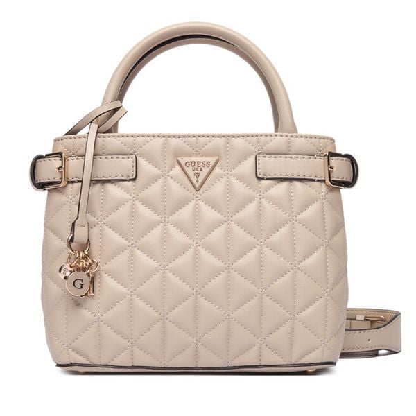 Torebka Guess. Brązowe torebki klasyczne damskie Guess, z aplikacjami, bez dodatków. Za 529.99 zł.