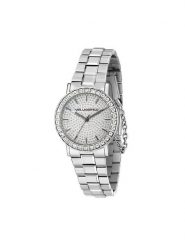 KARL LAGERFELD Zegarek R0553100506 Srebrny. Szare, analogowe zegarki damskie Karl Lagerfeld, srebrne. Za 909.99 zł.
