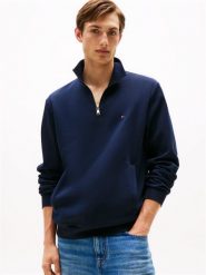 Tommy Hilfiger Bluza Mężczyźni Bawełna niebieski, S. Niebieskie bluzy bez kaptura męskie Tommy Hilfiger, m, z bawełny. Za 429.95 zł.