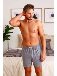 Doctor Nap Bokserki w kolorze szarym rozmiar: L. Szare bokserki męskie Doctor Nap, bez wzorów, z bawełny. Za 34.99 zł.