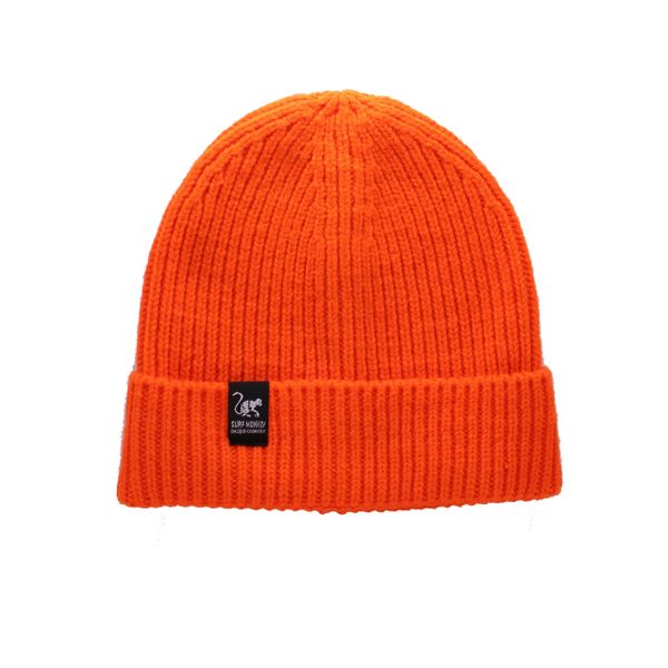 Czapka dzianinowa – z obszyciem /uniwersalny (Pomarańczowy). Żółte czapki męskie SURF MONKEY, z dzianiny. Za 119.95 zł.