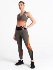Dare 2b Legginsy sportowe "Move" w kolorze khaki rozmiar: 46. Brązowe legginsy damskie Dare 2b, bez wzorów, z materiału. Za 96.14 zł.