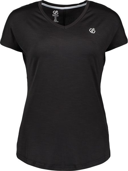 Dare 2b Koszulka funkcyjna "Vigilant" w kolorze czarnym rozmiar: 34. Czarne bluzki sportowe damskie Dare 2b, z materiału, bez kołnierzyka, bez ramiączek. Za 48.95 zł.