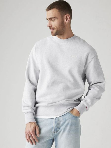 Levi's Bluza w kolorze jasnoszarym rozmiar: M. Szare bluzy bez kaptura męskie Levi's, m, z bawełny. Za 134.95 zł.