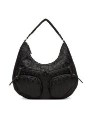 Liu Jo Torebka L Hobo TA5245 T2801 Czarny. Czarne torebki klasyczne damskie Liu Jo, bez wzorów, z materiału, bez dodatków. Za 409.99 zł.