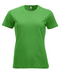 Clique New Classic-T Women T‑shirt z ringspun bawełny, nowoczesny krój. Zielone t-shirty damskie CLIQUE, s, bez wzorów, z bawełny, bez kołnierzyka. Za 104.80 zł.