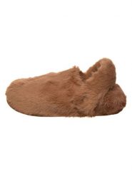 Crocs Kapcie "Classic Cozzzy Luxe" w kolorze jasnobrązowym rozmiar: 37/38. Brązowe kapcie damskie Crocs, z materiału. Za 174.95 zł.