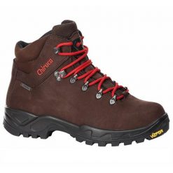 Buty turystyczne dla dorosłych Chiruca Cares GTX. Brązowe buty trekkingowe męskie Chiruca, z gore-texu, bez zapięcia, trekkingowe, gore-tex. Za 581.00 zł.