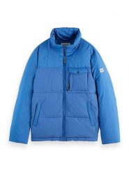 Scotch & Soda Kurtka przejściowa w kolorze niebieskim rozmiar: XL. Niebieskie kurtki męskie Scotch & Soda, xl, bez wzorów, bez kaptura. Za 356.61 zł.