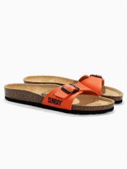 Sunbay Klapki "Jasmin" rozmiar: 38. Pomarańczowe klapki damskie Sunbay, bez wzorów, bez obcasa. Za 129.75 zł.