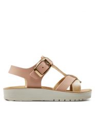 Geox Sandały J Sandal Costarei Gi J45EAG 05404 C8J2U M Różowy. Czerwone sandały dziewczęce Geox, ze skóry, bez zapięcia. Za 239.99 zł.
