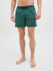 Jack & Jones Szorty kąpielowe "Maui" w kolorze zielonym rozmiar: XXL. Zielone szorty sportowe męskie Jack & Jones, xxl, z materiału, outdoorowe. Za 61.60 zł.