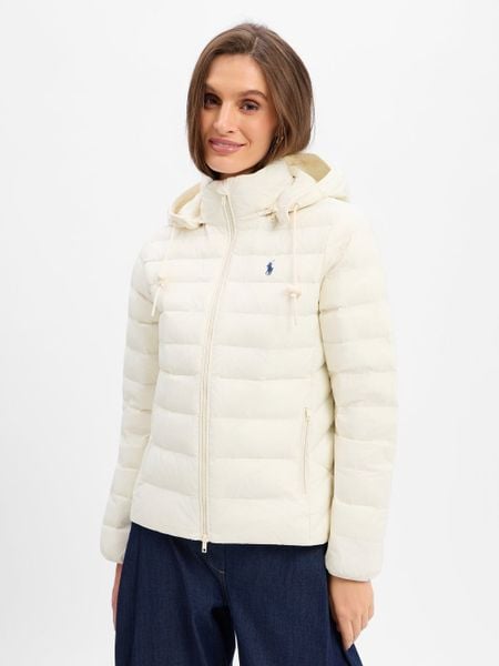 Polo Ralph Lauren kurtka pikowana Kobiety Sztuczne włókno biały, XL. Białe kurtki damskie Polo Ralph Lauren, xl, bez wzorów, z włókna, bez kaptura. Za 1,699.95 zł.