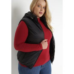 Czarna Kamizelka Pikowana Lass. Czarne kamizelki damskie Born2be, plus size, długie. Za 149.99 zł.