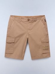 NAPAPIJRY Bojówki "Horton" w kolorze jasnobrązowym rozmiar: W33. Brązowe szorty męskie NAPAPIJRY, bez wzorów, z bawełny. Za 189.29 zł.